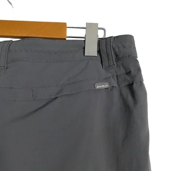 Eddie Bauer Women's Gray Hiking Trail Shorts - Picture 6 of 8
